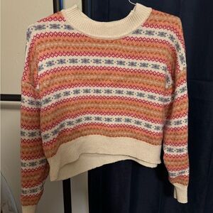 Colorful Patterned Women's Sweater